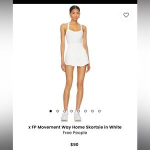 free people the way home skortsie white medium. new with tags